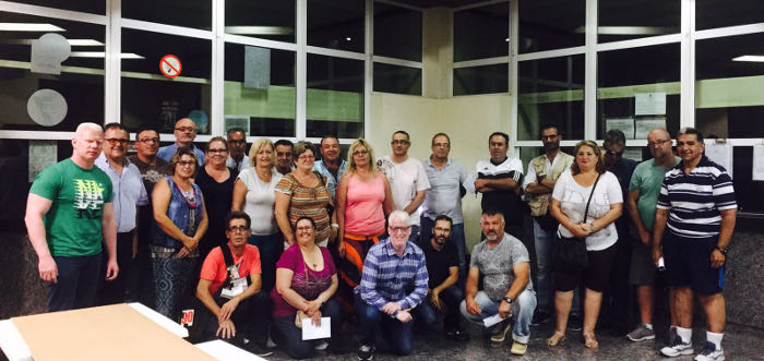 Grupo de asistentes a la sesión de Ingenio.