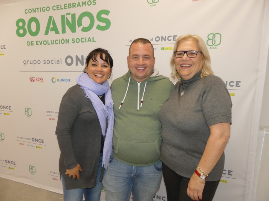 Foto - De izquierda a derecha: Margarita Pérez Alonso, Sebensuí Benítez Mendoza y Mª Inmaculada Acosta de la Concepción.