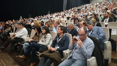 En la imágen compañeros de la Ejecutiva Estatal de UTO-UGT, asistentes al Congreso.
