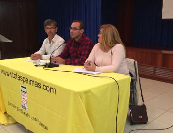 Foto: De izquierda a derecha Juan Ramón, Carmelo y Begoña.