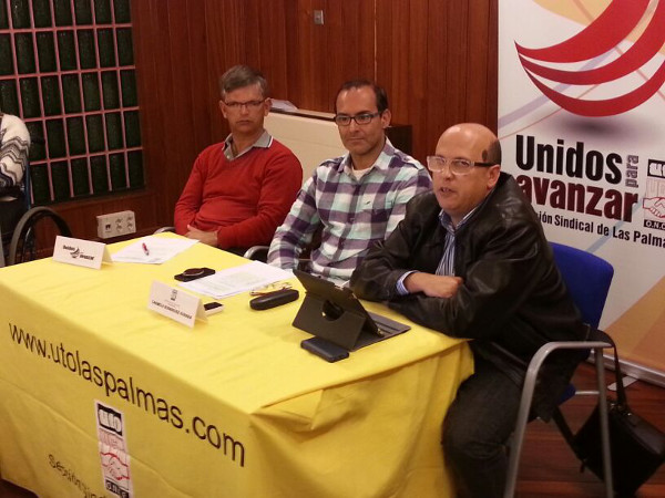 Foto: De izquierda a derecha Juan Ramón Viera, Carmelo Rodríguez y José Antonio López.