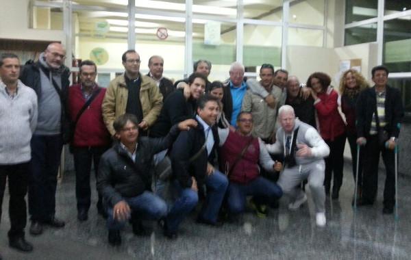 Grupo de miembros de UTO-UGT de Las Palmas.